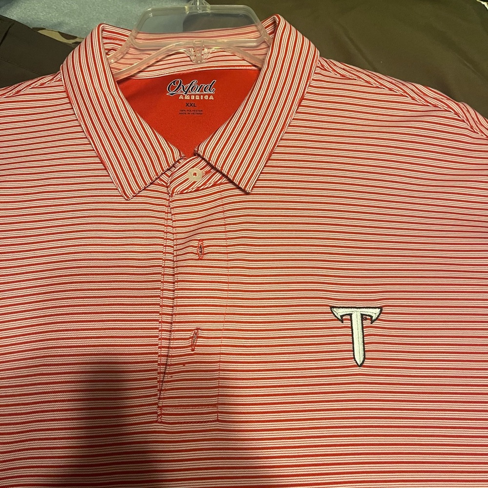 Troy University polo shirt. Has been worn one time.